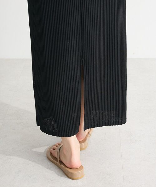 Green　Parks（グリーンパークス）の「楽ちん涼やかドライタッチイージースカート（スカート・レディース・ロイヤルブルー/グレイッシュベージュ/ブラック/チャコールグレー・FREE）」の9枚目の写真