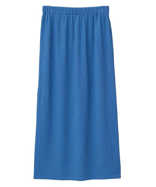 Green　Parks（グリーンパークス）の「楽ちん涼やかドライタッチイージースカート（スカート・レディース・ロイヤルブルー/グレイッシュベージュ/ブラック/チャコールグレー・FREE）」の17枚目の写真