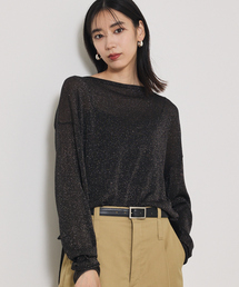 qualite | 【大人気ラメシーリーズ】ラメシアーボックスニット(ニット/セーター)