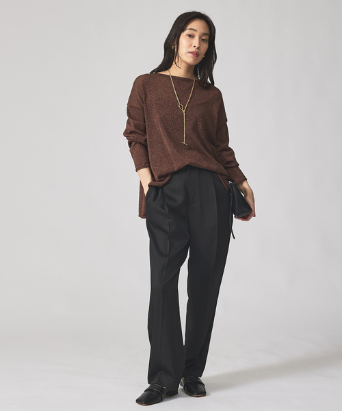 qualite（カリテ）の「【大人気ラメシリーズ】ラメシアーボックスニット/秋服/冬服（ニット/セーター・レディース・ブロンズ/シルバー/ブラック・フリー）」の10枚目の写真