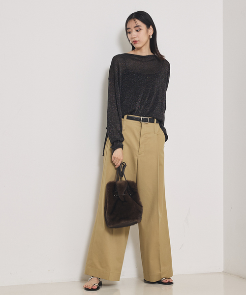 qualite（カリテ）の「【大人気ラメシリーズ】ラメシアーボックスニット/秋服/冬服（ニット/セーター・レディース・ブロンズ/シルバー/ブラック・フリー）」の11枚目の写真