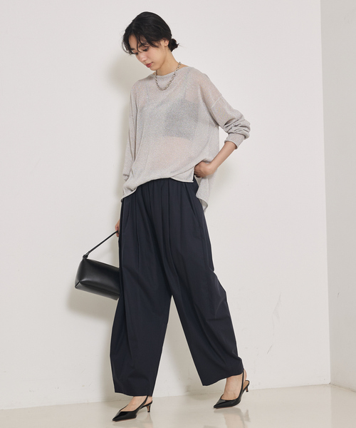 qualite（カリテ）の「【大人気ラメシリーズ】ラメシアーボックスニット/秋服/冬服（ニット/セーター・レディース・ブロンズ/シルバー/ブラック・フリー）」の12枚目の写真