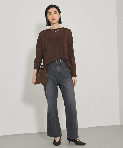 qualite（カリテ）の「【大人気ラメシリーズ】ラメシアーボックスニット/秋服/冬服（ニット/セーター・レディース・ブロンズ/シルバー/ブラック・フリー）」の13枚目の写真