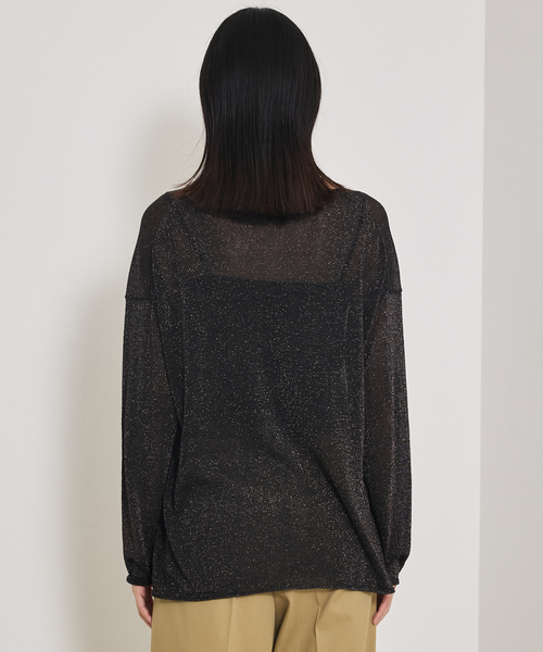 qualite（カリテ）の「【大人気ラメシリーズ】ラメシアーボックスニット/秋服/冬服（ニット/セーター・レディース・ブロンズ/シルバー/ブラック・フリー）」の18枚目の写真