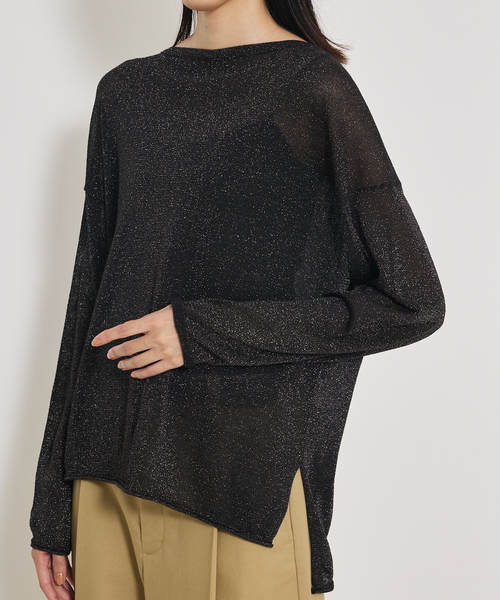 qualite（カリテ）の「【大人気ラメシリーズ】ラメシアーボックスニット/秋服/冬服（ニット/セーター・レディース・ブロンズ/シルバー/ブラック・フリー）」の20枚目の写真