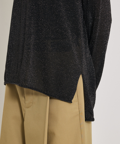 qualite（カリテ）の「【大人気ラメシリーズ】ラメシアーボックスニット/秋服/冬服（ニット/セーター・レディース・ブロンズ/シルバー/ブラック・フリー）」の21枚目の写真