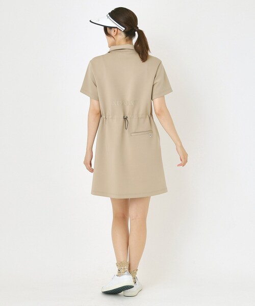 adabat（アダバット）の「ライトスムースハーフジップワンピース（ワンピース・レディース・ベージュ/ブラック・42/38/40）」の8枚目の写真