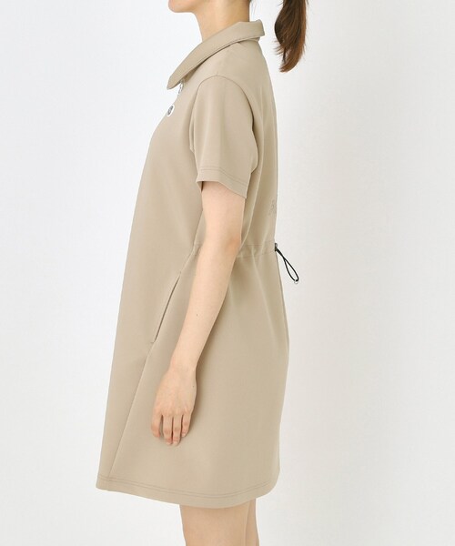 adabat（アダバット）の「ライトスムースハーフジップワンピース（ワンピース・レディース・ベージュ/ブラック・42/38/40）」の12枚目の写真
