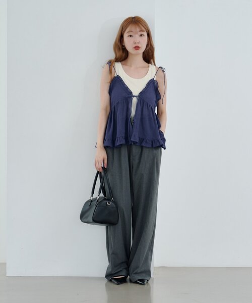 フリルキャミビスチェ（キャミソール）｜Kastane（カスタネ）の