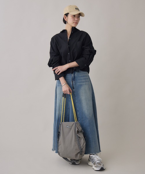 Paradise Picnic（パラダイスピクニック）の「SUGAR ROSE ドロストデザインシャツ（シャツ/ブラウス・レディース・ベージュ/ホワイト/ブラック・FREE）」の4枚目の写真