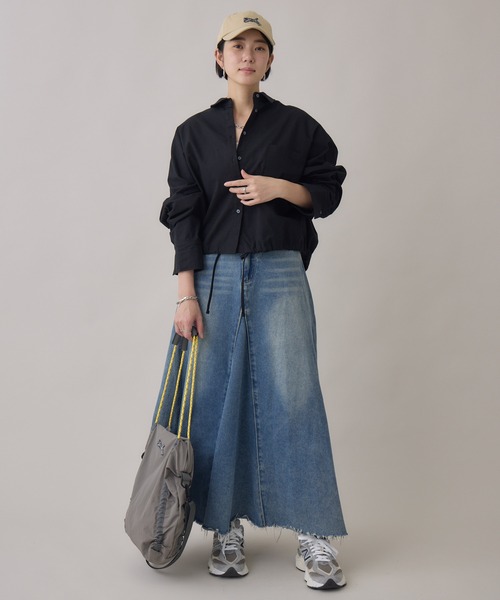 Paradise Picnic（パラダイスピクニック）の「SUGAR ROSE ドロストデザインシャツ（シャツ/ブラウス・レディース・ベージュ/ホワイト/ブラック・FREE）」の6枚目の写真