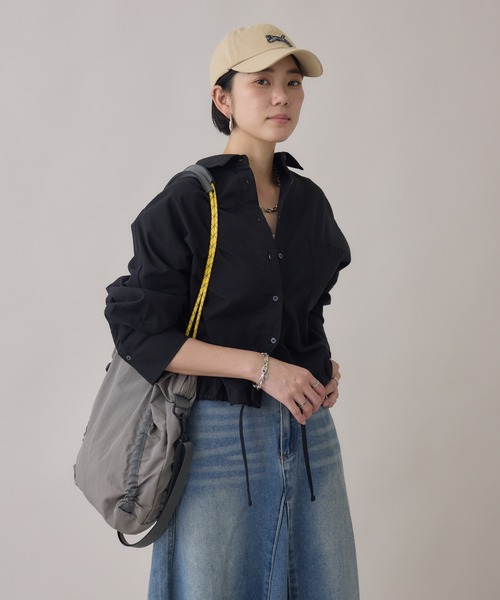 Paradise Picnic（パラダイスピクニック）の「SUGAR ROSE ドロストデザインシャツ（シャツ/ブラウス・レディース・ベージュ/ホワイト/ブラック・FREE）」の7枚目の写真