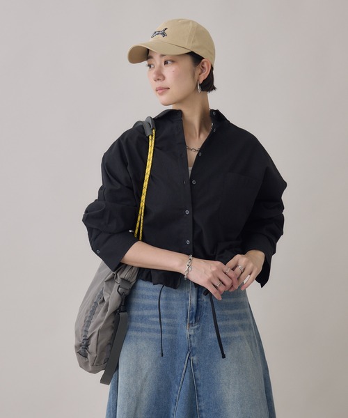 Paradise Picnic（パラダイスピクニック）の「SUGAR ROSE ドロストデザインシャツ（シャツ/ブラウス・レディース・ベージュ/ホワイト/ブラック・FREE）」の8枚目の写真