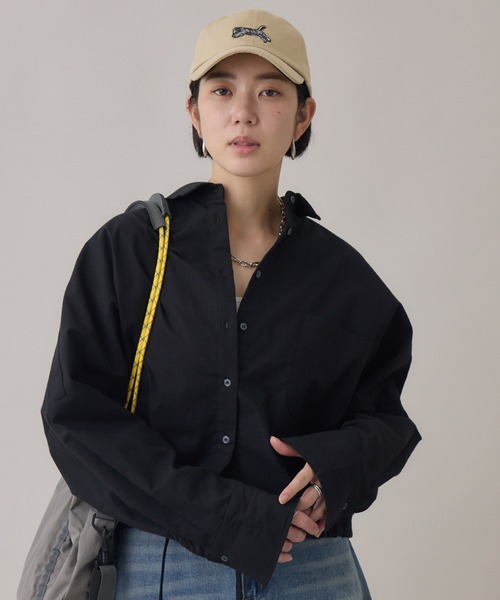 Paradise Picnic（パラダイスピクニック）の「SUGAR ROSE ドロストデザインシャツ（シャツ/ブラウス・レディース・ベージュ/ホワイト/ブラック・FREE）」の9枚目の写真