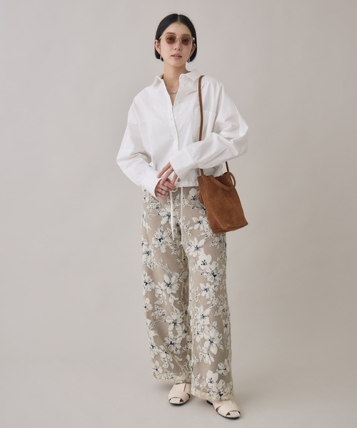 Paradise Picnic（パラダイスピクニック）の「SUGAR ROSE ドロストデザインシャツ（シャツ/ブラウス・レディース・ベージュ/ホワイト/ブラック・FREE）」の10枚目の写真