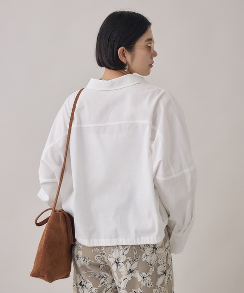 Paradise Picnic（パラダイスピクニック）の「SUGAR ROSE ドロストデザインシャツ（シャツ/ブラウス・レディース・ベージュ/ホワイト/ブラック・FREE）」の16枚目の写真