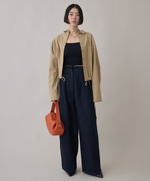 Paradise Picnic（パラダイスピクニック）の「SUGAR ROSE ドロストデザインシャツ（シャツ/ブラウス・レディース・ベージュ/ホワイト/ブラック・FREE）」の18枚目の写真