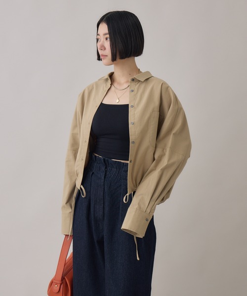 Paradise Picnic（パラダイスピクニック）の「SUGAR ROSE ドロストデザインシャツ（シャツ/ブラウス・レディース・ベージュ/ホワイト/ブラック・FREE）」の22枚目の写真