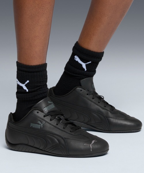 プーマ　PUMA レディース　スピードキャット　　ブラック　24.5センチ PUMA プーマ ユニセックス スピードキャット フルレザー