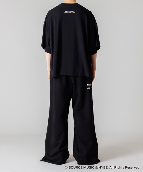 完売品 LE SSERAFIM×ZOZOTOWN ブラック ブルゾン サイズS オーバーサイズドローコード比翼ブルゾン MONO-MART│MONO-MART