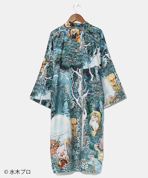 水木しげる》リバーシブル羽織（カーディガン/ボレロ）｜カヤ（カヤ