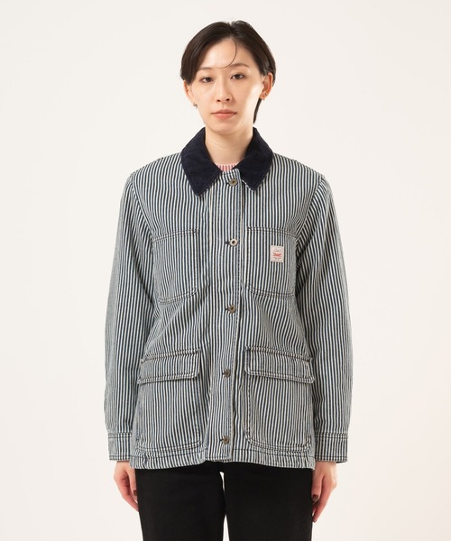 セール】Levi's/リーバイス Bree Barn ストライプジャケット（デニム