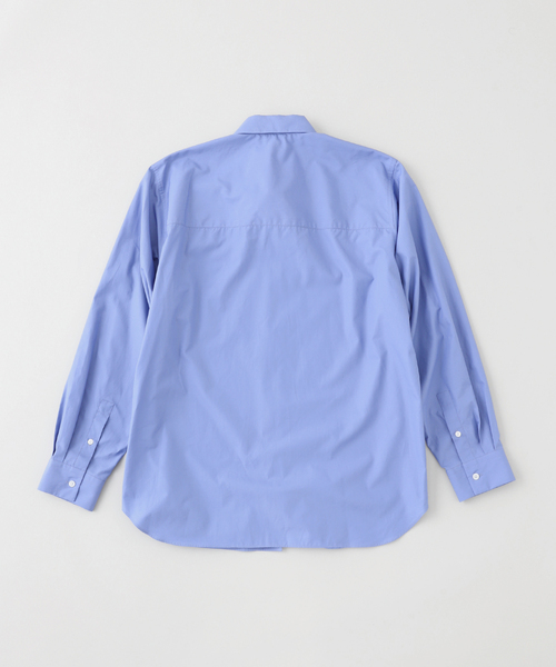 ATON(エイトン)の「ATON (エイトン) SUVIN BROAD STANDARD SHIRT(シャツ/ブラウス・メンズ・ホワイト/ブルー系その他・4)」の3枚目の写真