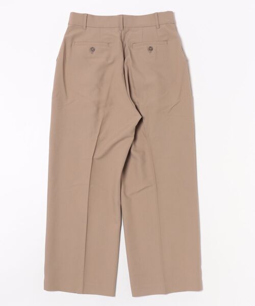 GLACIER lusso(グラシアルッソ)の「ストレートパンツ(スラックス・レディース・ブラック/ヘザーチャコール/ダークベージュ/ネイビー・L/LL/M/S)」の6枚目の写真