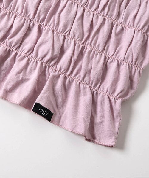 algy(アルジー)の「シャーリング肩あきトップス(Tシャツ/カットソー・キッズ・ピンク/オフホワイト/ブラック・XX-SMALL/X-SMALL/MEDIUM/SMALL)」の20枚目の写真