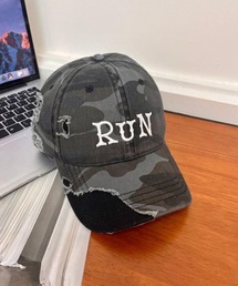 CANVAS+（キャンバスプラス）の「【CANVAS＋】迷彩柄ロゴ刺しゅうキャップ（キャップ）」