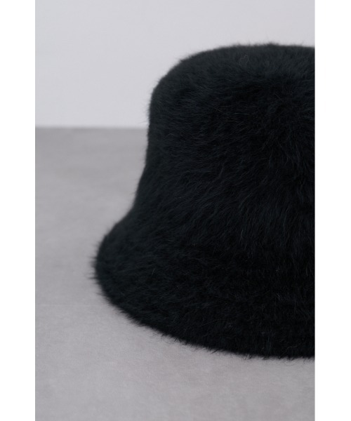 AZUL by moussy（アズールバイマウジー）の「シャギーバケットハット（ハット・レディース・アイボリー/ブラック・FREE）」の13枚目の写真