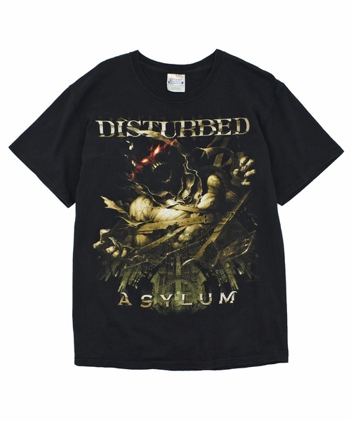 LABORATORY R(ラボラトリーアール)の「【USED】Hanes “Disterbed/ASYLUM” バンド Tシャツ(Tシャツ/カットソー・メンズ・ブラック・MEDIUM)」の1枚目の写真