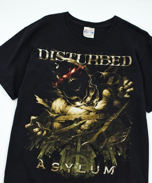 LABORATORY R(ラボラトリーアール)の「【USED】Hanes “Disterbed/ASYLUM” バンド Tシャツ(Tシャツ/カットソー・メンズ・ブラック・MEDIUM)」の2枚目の写真