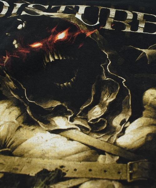 LABORATORY R(ラボラトリーアール)の「【USED】Hanes “Disterbed/ASYLUM” バンド Tシャツ(Tシャツ/カットソー・メンズ・ブラック・MEDIUM)」の3枚目の写真