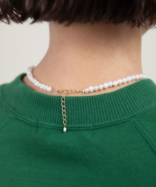 Dot&Stripes CHILD WOMAN(ドットアンドストライプス チャイルドウーマン)の「淡水ポテトパール ネックレス(調節あり)(ネックレス・レディース・アイボリー・FREE)」の6枚目の写真