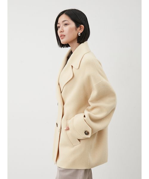 woolコクーンシルエットピーコート（ピーコート）｜Mila Owen（ミラ