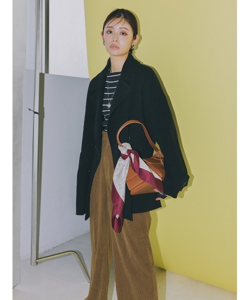 セール】woolコクーンシルエットピーコート（ピーコート）｜Mila Owen