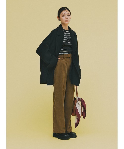 woolコクーンシルエットピーコート（ピーコート）｜Mila Owen（ミラ