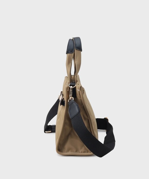 THE SHOP TK (ザ ショップ ティーケー )の「ナイロンキルトミドルトートバッグ(トートバッグ・レディース・ブラック/ベージュ・00)」の9枚目の写真