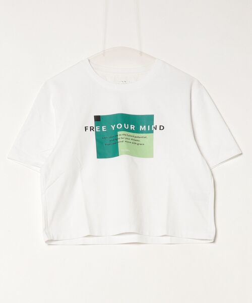 TIGORA（ティゴラ）の「ティゴラ TIGORA ドライクロップドグラフィックTシャツ（Tシャツ/カットソー・レディース・ブラック/ホワイト・S/M/L/XL）」の11枚目の写真