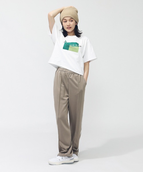TIGORA（ティゴラ）の「ティゴラ TIGORA ドライクロップドグラフィックTシャツ（Tシャツ/カットソー・レディース・ブラック/ホワイト・S/M/L/XL）」の7枚目の写真