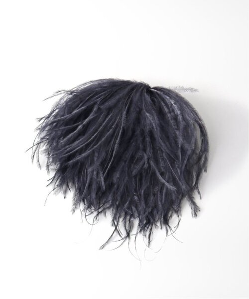 新品♡ふわふわ♡VERMEIL par iena オーストリッチコサージュ VERMEIL par iena（ヴェルメイユパーイエナ） ブローチ オーストリッチ