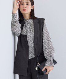 INDIVI 38 タグ付き未使用 上下セットアップ APRILY / コンフォータブルカップインセットアップ