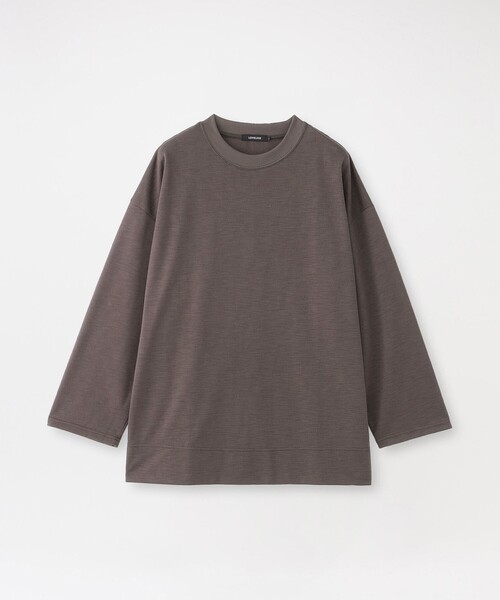 LOVELESS(ラブレス)の「スラブロンT(Tシャツ/カットソー・レディース・オフホワイト/ブラック/ブラウン系その他3・M/L)」の3枚目の写真