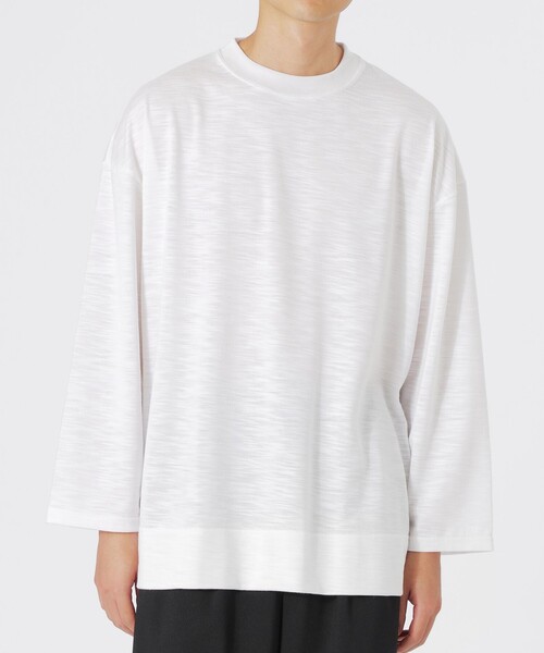 LOVELESS(ラブレス)の「スラブロンT(Tシャツ/カットソー・レディース・オフホワイト/ブラック/ブラウン系その他3・M/L)」の5枚目の写真