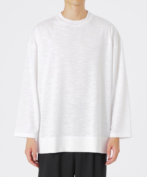 LOVELESS(ラブレス)の「スラブロンT(Tシャツ/カットソー・レディース・オフホワイト/ブラック/ブラウン系その他3・M/L)」の11枚目の写真