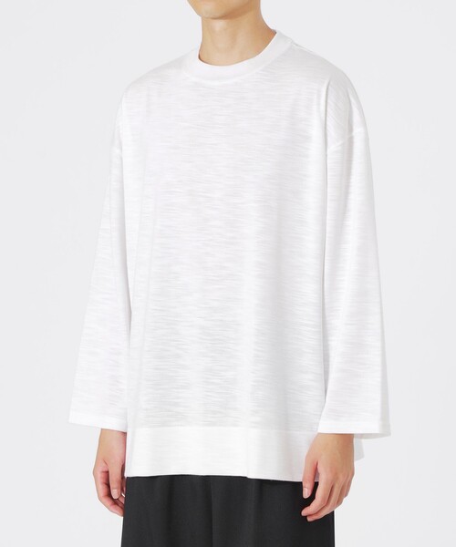LOVELESS(ラブレス)の「スラブロンT(Tシャツ/カットソー・レディース・オフホワイト/ブラック/ブラウン系その他3・M/L)」の12枚目の写真