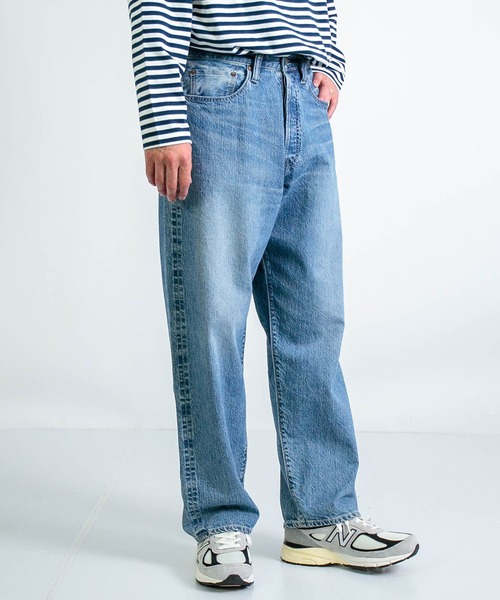 SPELLBOUND（スペルバウンド）の「[SPELLBOUND / スペルバウンド] 12ozセルヴィッジデニム 5Pワイドテーパード（デニムパンツ・メンズ・ライトインディゴブルー・28inch/36inch/32inch/30inch）」の2枚目の写真