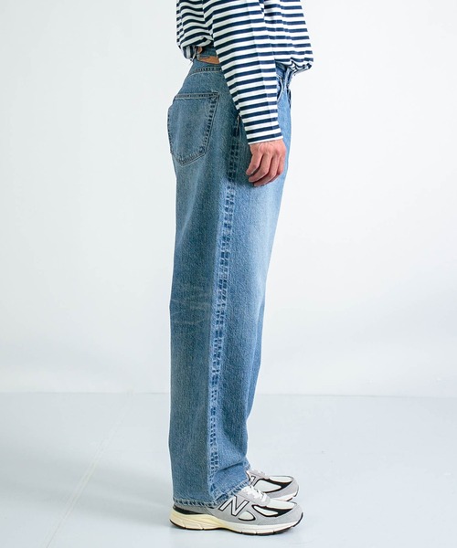 SPELLBOUND（スペルバウンド）の「[SPELLBOUND / スペルバウンド] 12ozセルヴィッジデニム 5Pワイドテーパード（デニムパンツ・メンズ・ライトインディゴブルー・28inch/36inch/32inch/30inch）」の7枚目の写真