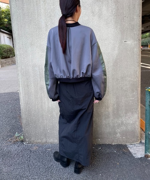 AIC.（エーアイシー）の「MA-1ショートボレロ（カーディガン/ボレロ・レディース・ブラック/チャコールグレー・FREE）」の20枚目の写真